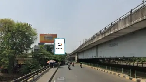 Baliho 4 × 6 m di Jl. KH. Hasyim Ashari (Arah dari Terminal Grogol menuju Harmoni), Jakarta Pusat, DKI Jakarta