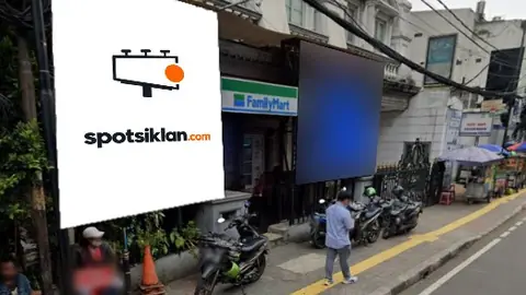 Videotron 5 × 3 m di Jl. Kendal (Area Stasiuun Sudirman), Jakarta Pusat, DKI Jakarta