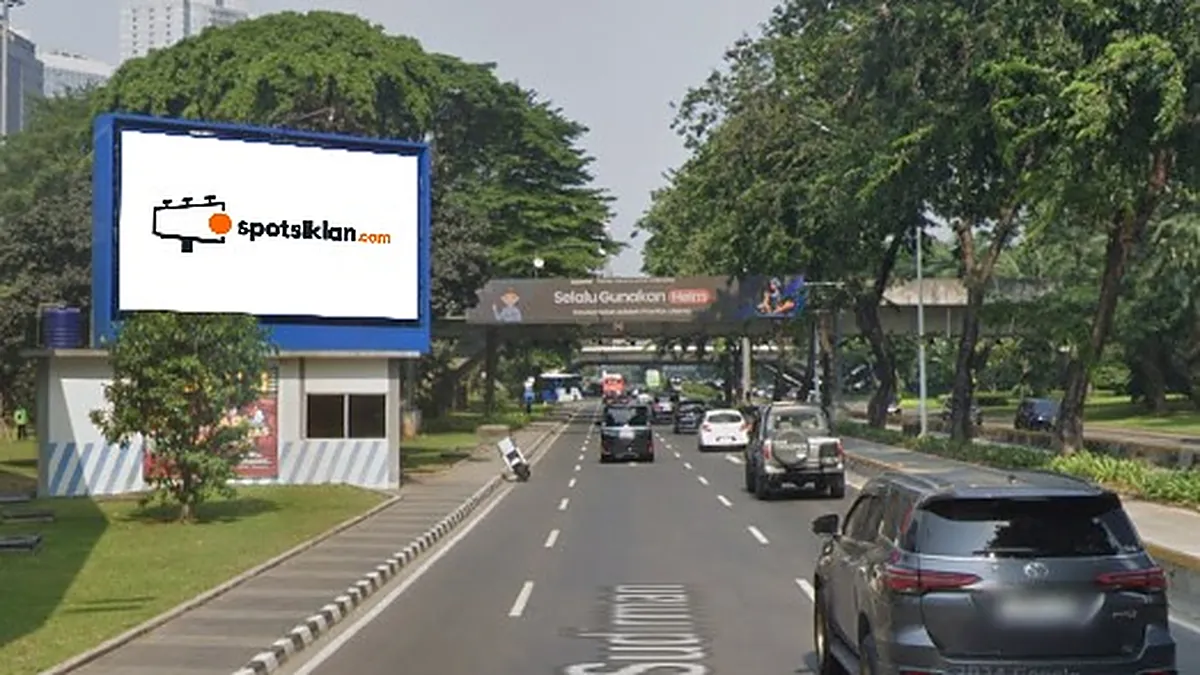 Videotron 8 × 4 m di Jl. Jend Sudirman (Susun Semanggi), Jakarta Pusat, DKI Jakarta