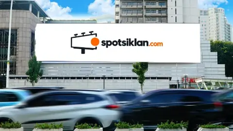 Videotron 46 × 10 m di Jl. Jenderal Sudirman (Area Ratu Plaza), Jakarta Pusat, DKI Jakarta