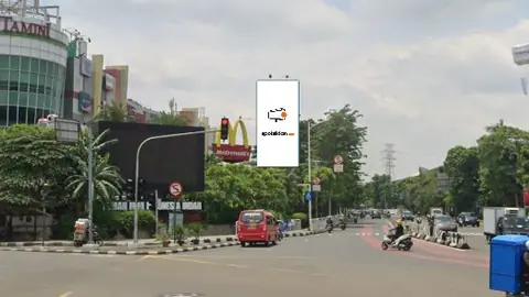 Billboard 12 × 6 m di Jl. Taman Mini 1 (Depan Mall Tamini Square), Jakarta Timur, DKI Jakarta