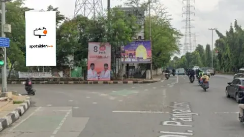 Billboard 8 × 4 m di Jl. Di Panjaitan (Cawang Penas, Bawah Fly Over Pulomas), Jakarta Timur, DKI Jakarta