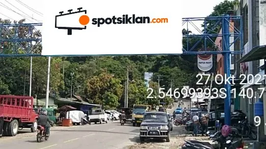 Billboard 10 × 5 m di Jl. Koti (Area Dekat Pelabuhan Jayapura), Papua