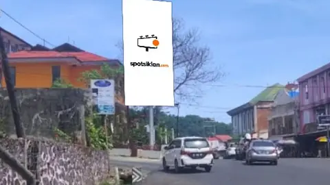 Billboard 4 × 8 m di Jl. Soa Siu (Arah Stadion Mandala), Jayapura, Papua