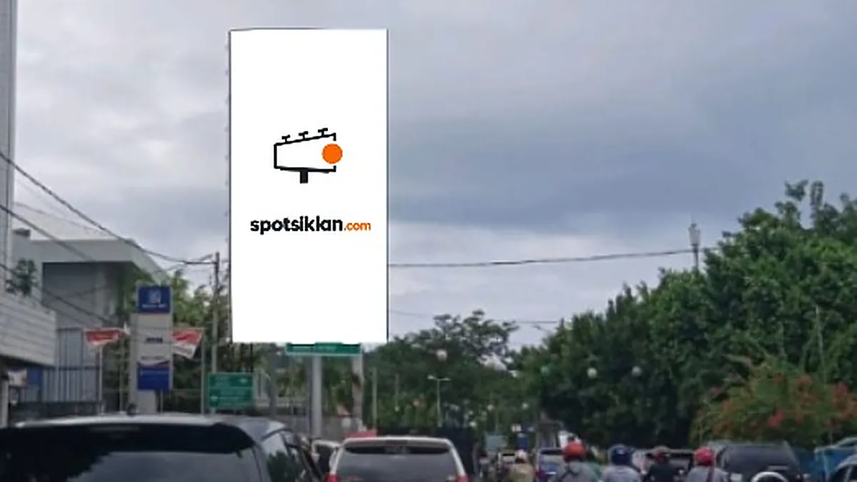 Billboard 5 × 10 m di Jl. Percetakan Negara (Depan Bank BRI, Arah Jayapura City Mall), Papua