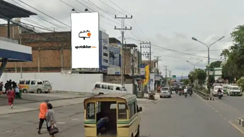 Billboard 8 × 4 m di Jl. Veteran (Menuju Berastagi), Karo, Sumatera Utara