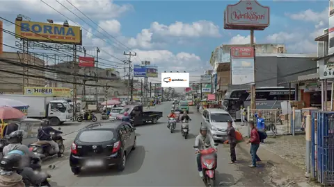 Bando Jalan 4 × 8 m di Jl. Raya Kopo Depan Borma (View Dari Arah Soreang), Kab. Bandung, Jawa Barat
