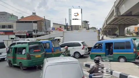 Baliho 6 × 4 m di Jl. Soekarno Hatta (dari arah perempatan Kopo), Kabupaten Bandung, Jawa Barat