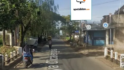 Baliho 4 × 6 m di Jl. Raya Cikanjung (Dekat perempatan SPBU Pertamina Al Ma'soem), Kabupaten Bandung, Jawa Barat