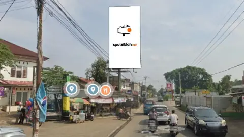 Billboard 8 × 4 m di Jl. Raya Pahlawan (Dari Perempatan Ciseeng Menuju Pasar Perumpung), Kabupaten Bogor, Jawa Barat