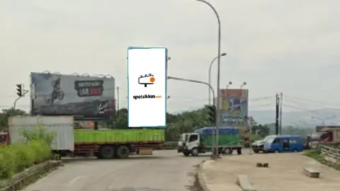 Billboard 12 × 6 m di Jl. Raya Gn. Putri No.12 (Arah dari Exit Tol menuju Cilengsi), Kabupaten Bogor, Jawa Barat