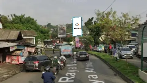 Billboard 8 × 4 m di Jl. Raya Mayor Oking Jaya Atmaja (Arah dari Cilengsi menuju Cibinong), Kabupaten Bogor, Jawa Barat