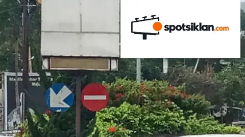 Billboard 12 × 6 m di Jl. Raya Simpang 3 (Ciawi Ke Puncak), Kabupaten Bogor, Jawa Barat