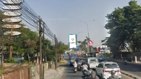 Billboard 4 × 8 m di Jl. Sultan Hasannudin (Arah dari Pasar Induk Cibitung menuju Bulak Kapal), Kabupaten Bekasi, Jawa Barat