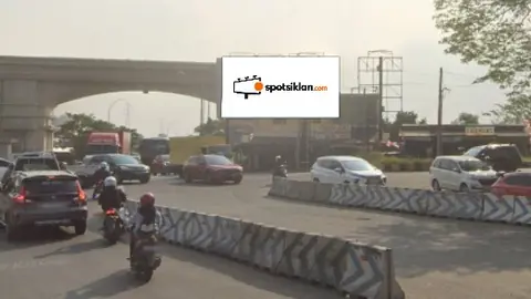 Billboard 5 × 10 m di Jl. Simpang Delta Mas (Dari Arah Delta Menuju Tegal Danas), Kabupaten Bekasi, Jawa Barat