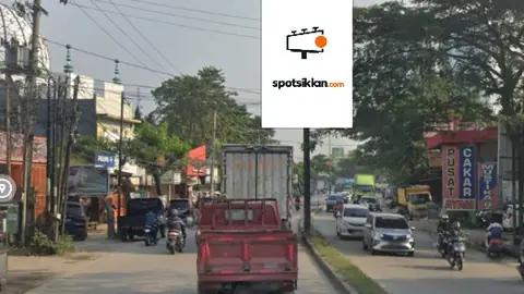 Baliho 4 × 6 m di Jl. Raya Cibarusah (Dari Jababeka Menuju Gate Cikarang/Lippo), Kabupaten Bekasi, Jawa Barat