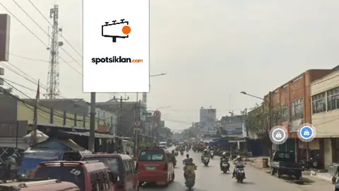 Baliho 6 × 4 m di Jl. Yos sudarso (Arah Stasiun Cikarang), Kabupaten Bekasi, Jawa Barat