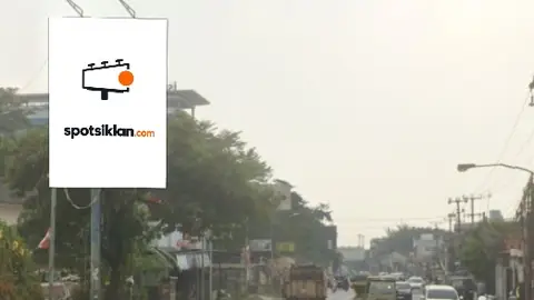 Baliho 4 × 6 m di Jl. Cikarang Cibarusah (Dari Serang ke Cikarang, Dekat Cifesh), Kabupaten Bekasi, Jawa Barat