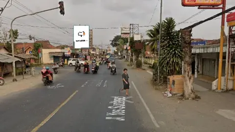 Baliho 4 × 6 m di Jl. Yos Sudarso (Arah Stasiun Gombong), Kebumen, Jawa Tengah