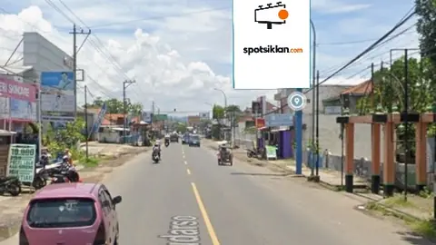 Baliho 4 × 6 m di Jl. Yos Sudarso (Seberang Bank BRI KC Gombong), Kebumen, Jawa Tengah