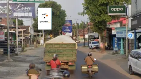 Baliho 6 × 4 m di Jl. Raya Kediri - Nganjuk (Pertigaan Grogol), Jawa Timur