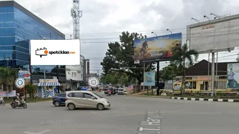 Billboard 5 × 10 m di Jl. Jend. Ahmad Yani (Depan Pos Polisi), Kendari, Sulawesi Tenggara