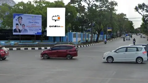 Baliho 4 × 6 m di Jl. Jend. Ahmad Yani (Depan Dinas Pendidikan), Kendari, Sulawesi Tenggara