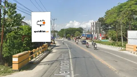 Baliho 4 × 6 m di Jl. A Yani (Poros Bandara Haluoleo), Kendari, Sulawesi Tenggara