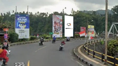 Baliho 4 × 6 m di Jl. Diponegoro (Menuju Jembatan Kali Unda Lebah), Klungkung, Bali