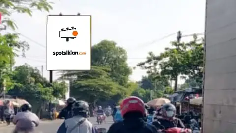 Baliho 6 × 4 m di Jl. Kopral Sayom (Area Pasar Kopral Sayom, Hadap Selatan), Klaten, Jawa Tengah