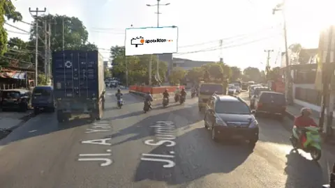 Billboard 5 × 10 m di Jl. A. Yani (Barat Patung Komodo, Hadap Timur), Kupang, Nusa Tenggara Timur