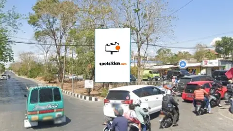 Baliho 6 × 4 m di Area Bundaran Jl. Frans Seda, Kupang, Nusa Tenggara Timur