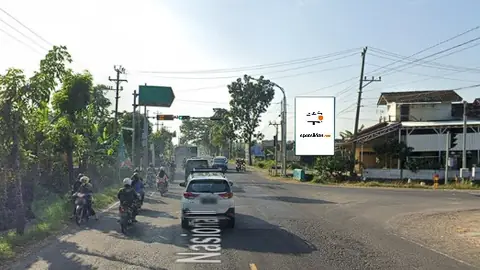 Baliho 6 × 4 m di Jl. Raya Wates - Purworejo (Pertigaan Arah Glagah) (Pertigaan Arah Glagah (View : Dari Arah Purworejo), Kulon Progo, DI Yogyakarta