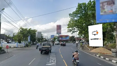 Baliho 6 × 4 m di Jl. Raya Wates - Yogyakarta (Depan Terminal Wates) (Depan Terminal Wates (View : Arah Patung Nyi Ageng Serang)), Kulon Progo, DI Yogyakarta