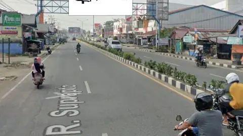 Bando Jalan 5 × 10 m di Jl. R Suprapto (Arah dari RSUD Dr. Agoesdjam Ketapang), Kalimantan Barat
