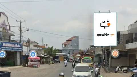 Baliho 4 × 6 m di Jl. Raya Tasik-Garut (Area Pasar Kudang Singaparna), Kabupaten Tasikmalaya, Jawa Barat