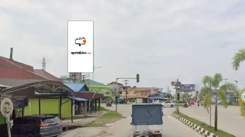 Billboard 10 × 5 m di dari arah Pandang dari Jl. Yos Sudarso 1 menuju Jl. A. Yani, Kutai Timur, Kalimantan Timur