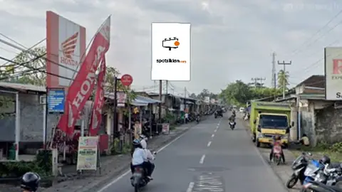 Baliho 6 × 4 m di Jl. Raya Tanjung (Arah Mataram), Lombok Barat, Nusa Tenggara Barat
