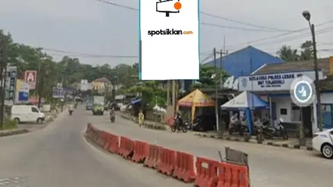 Billboard 5 × 10 m di Jl. Jendral Ahmad Yani (Pertigaan Mandala Samping Pos Polantas Mandala), Lebak (unit 2), Banten