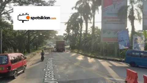 Billboard 5 × 10 m di Jl. Soekarno-Hatta Ps. Keong (Depan Terminal Mandala Rangkasbitung), Lebak, Banten