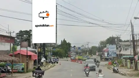 Billboard 10 × 5 m di Jl. Rangkasbitung (Pertigaan Mandala), Lebak, Banten