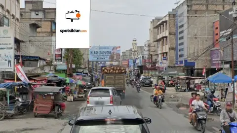 Baliho 4 × 6 m di Jl. Jenderal Sudirman (Dekat Vico Market, Arah Porsea, Pangaribuan), Labuhan Batu Utara, Sumatera Utara