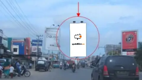 Billboard 5 × 10 m di Jl. Banda Aceh-Medan (Dari Medan), Lhokseumawe