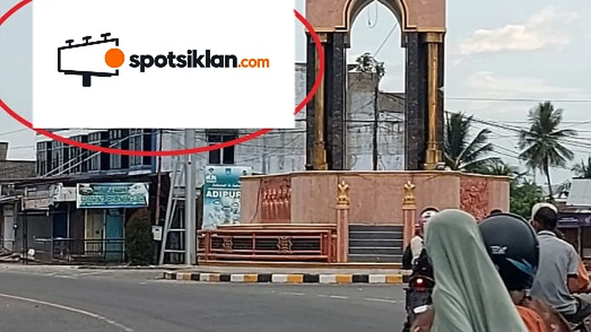 Billboard 5 × 10 m di Jl. Medan-B. Aceh (Area Tugu Simpang Comodore Langsa)