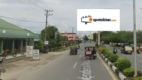 Billboard 5 × 10 m di Jl. Jenderal Ahmad Yani (Dari Medan, Area Depan Kodim), Langsa, Aceh