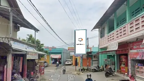 Baliho 4 × 2 m di Jl. Prof. Ir. Sumantri Brojonegoro (Dari Jl. Urip Sumoharjo/Bypass-Kampus UIN Raden Intan/Sukabumi), Bandar Lampung