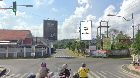 Baliho 6 × 4 m di Jl. Dr. Susilo (Dari Bundaran Lungsir/Studion Pahoman-Garuntang/Teluk Betung), Bandar Lampung