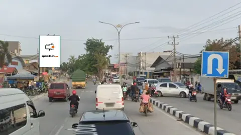 Baliho 6 × 4 m di Jl. Ryacudu (Dari Transmart Lampung arah Institut Teknologi Sumatera), Bandar Lampung