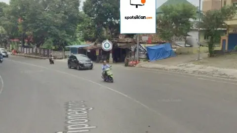 Baliho 4 × 6 m di Jl. Diponegoro (Dari arah Tanjung Karang menuju Teluk Betung), Bandar Lampung