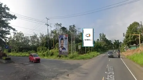 Baliho 6 × 4 m di Jl. Trans Sumatera Lubuk Linggau - Sarolangun (Menuju Kota Lubuk Linggau), Lubuklinggau, Sumatera Selatan